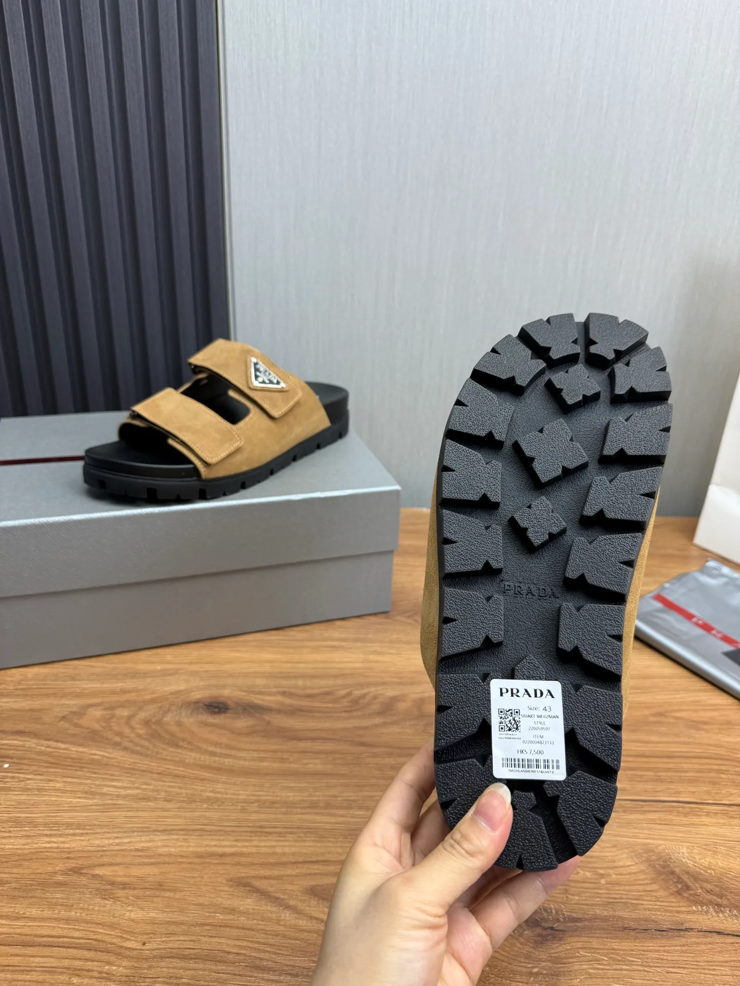 Men's shoes 💰440💰 ＰＲＡＤＡPrada - popular men's slippers hot sale 🔥 🩴Official website one to one production 38-45 sizes 45 46 🉑️Customized!